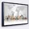Designart - Famous Monuments Across World - Framed Canvas Art Print